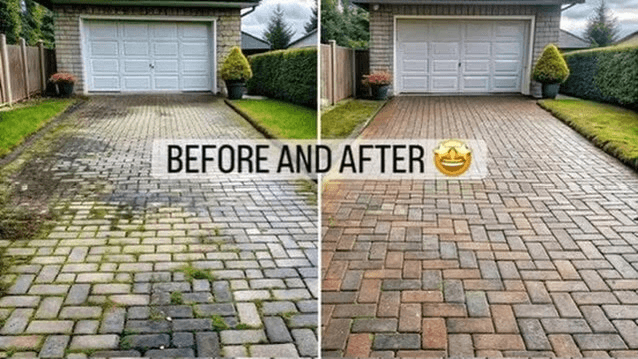 Before and after: Driveway Transformation