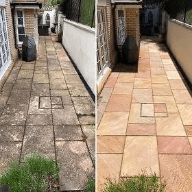 Before and after: Side Path Restoration